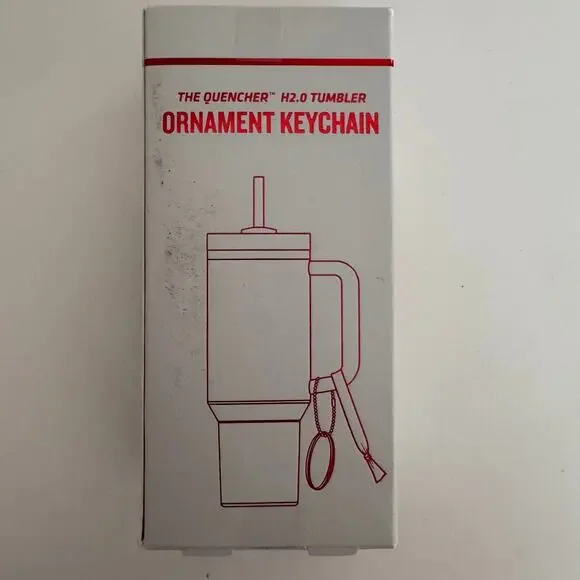 ❌SOLD❌ Stanley The Quencher H2.0 Tumbler Ornament Keychain Mini Strawberry Twist - Picture 3 of 5